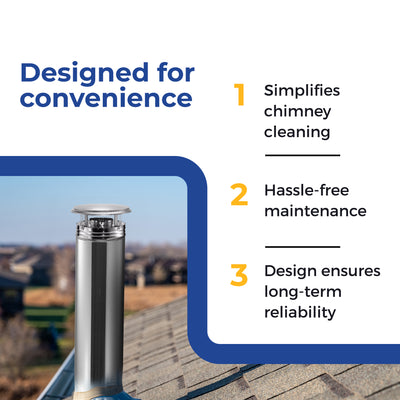 DuraVent DuraPlus 6" Stainless Steel Chimney Cap for Dryer Parts (Open Box) - VMInnovations
