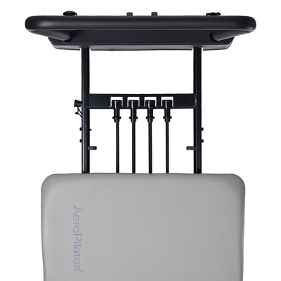 AeroPilates Studio 700 Foldable Reformer with Cardio Rebounder, Gray (Open Box) - VMInnovations