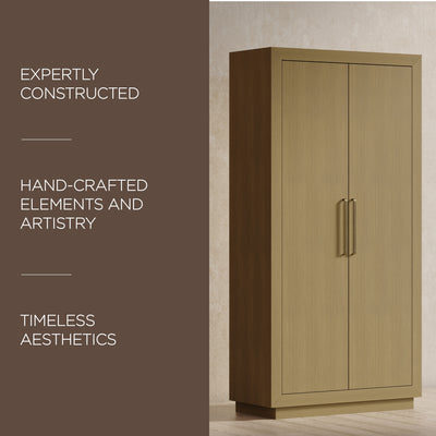 Maven Lane Uma Contemporary Wooden Cabinet in Refined Grey Finish - VMInnovations
