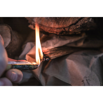 Better Wood Products Fatwood Fire Logs, Wood Fire Starter, 25 Pounds (Open Box) - VMInnovations