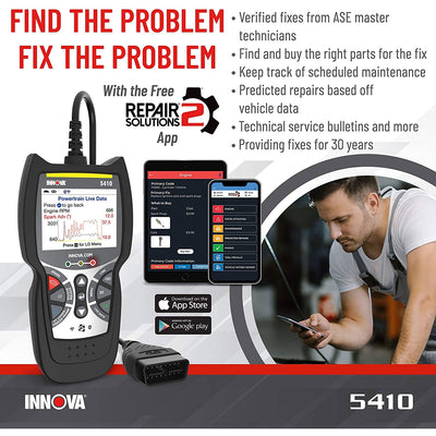 INNOVA CarScan Diagnostics Bluetooth Code Reader Automotive Scanner Tool (Used)