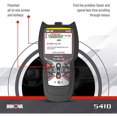 INNOVA CarScan Diagnostics Bluetooth Code Reader Automotive Scanner Tool (Used)