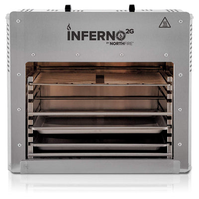 NorthFire Propane Infrared Double Burner Outdoor Tabletop BBQ Grill (Open Box)