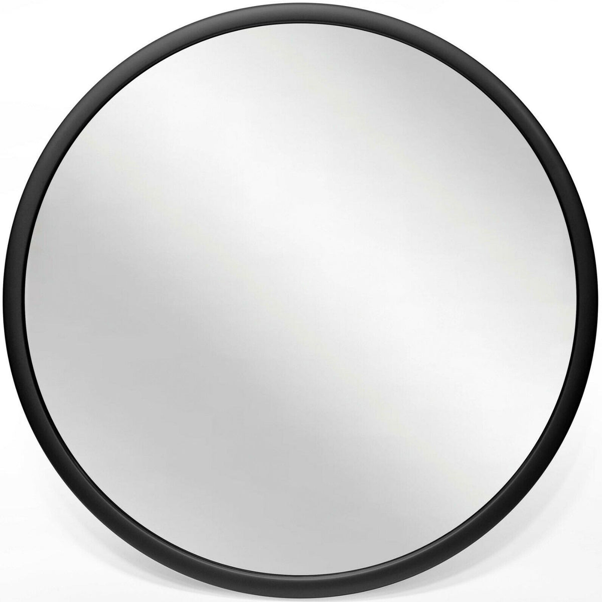 Infinity Instruments Nera 22" Hanging Wall Mirror, Black Matte Frame (Open Box)