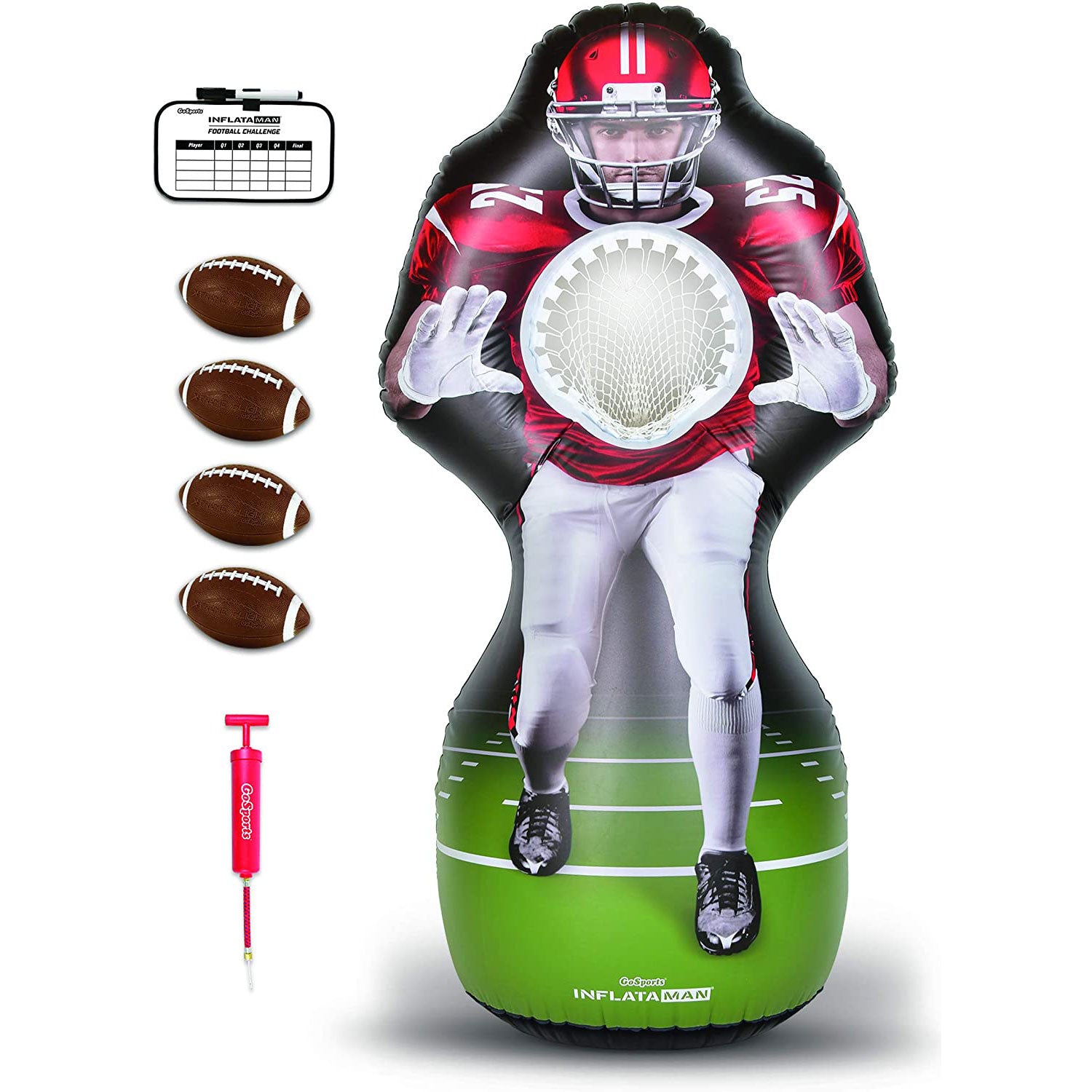 GoSports Inflataman 6 ft Football Touchdown Toss Backyard Game (Open Box) - VMInnovations