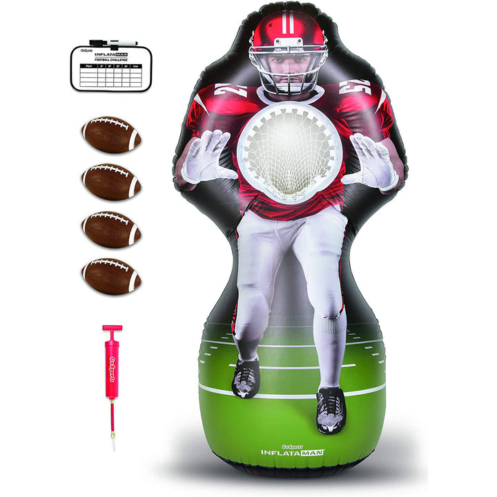 GoSports Inflataman 6 ft Football Touchdown Toss Backyard Game (Open Box)