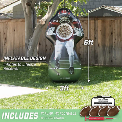 GoSports Inflataman 6' Football Touchdown Toss Backyard Lawn Game (For Parts)