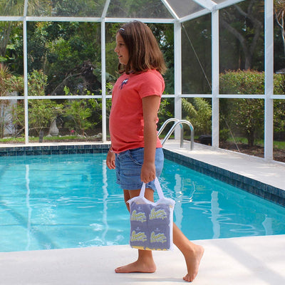 Driveway Games Floating Bean Bag Toss Inflatable Cornhole Game for Pool (Used) - VMInnovations