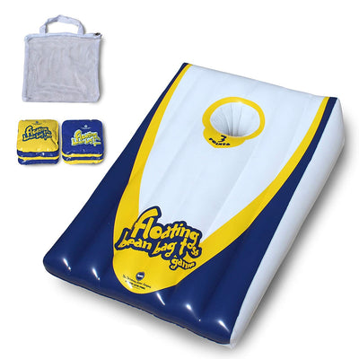 Driveway Games Floating Bean Bag Toss Inflatable Cornhole Game for Pool (Used) - VMInnovations
