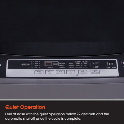 Magic Chef Portable Compact Top Load Washer with 6 Fully Automatic Wash Cycles - VMInnovations