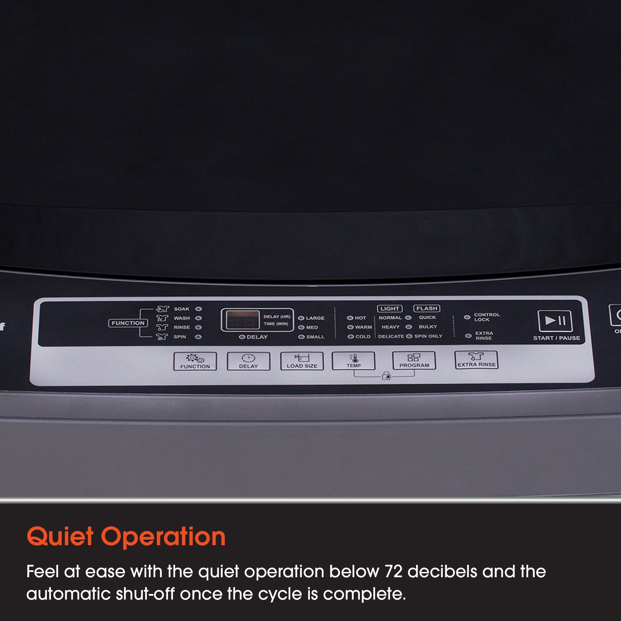 Magic Chef Portable Compact Top Load Washer with 6 Fully Automatic Wash Cycles - VMInnovations