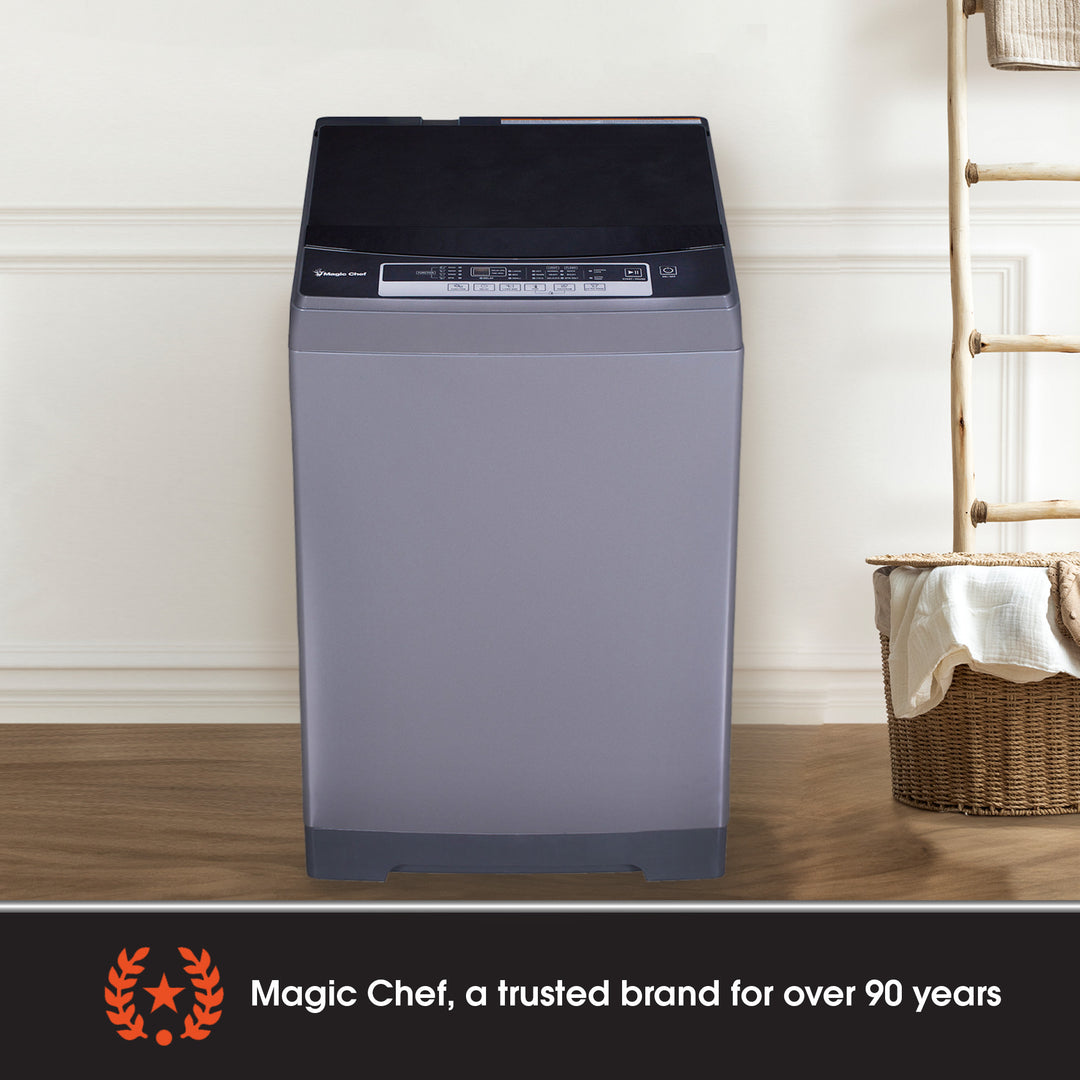 Magic Chef Portable Compact Top Load Washer with 6 Fully Automatic Wash Cycles - VMInnovations