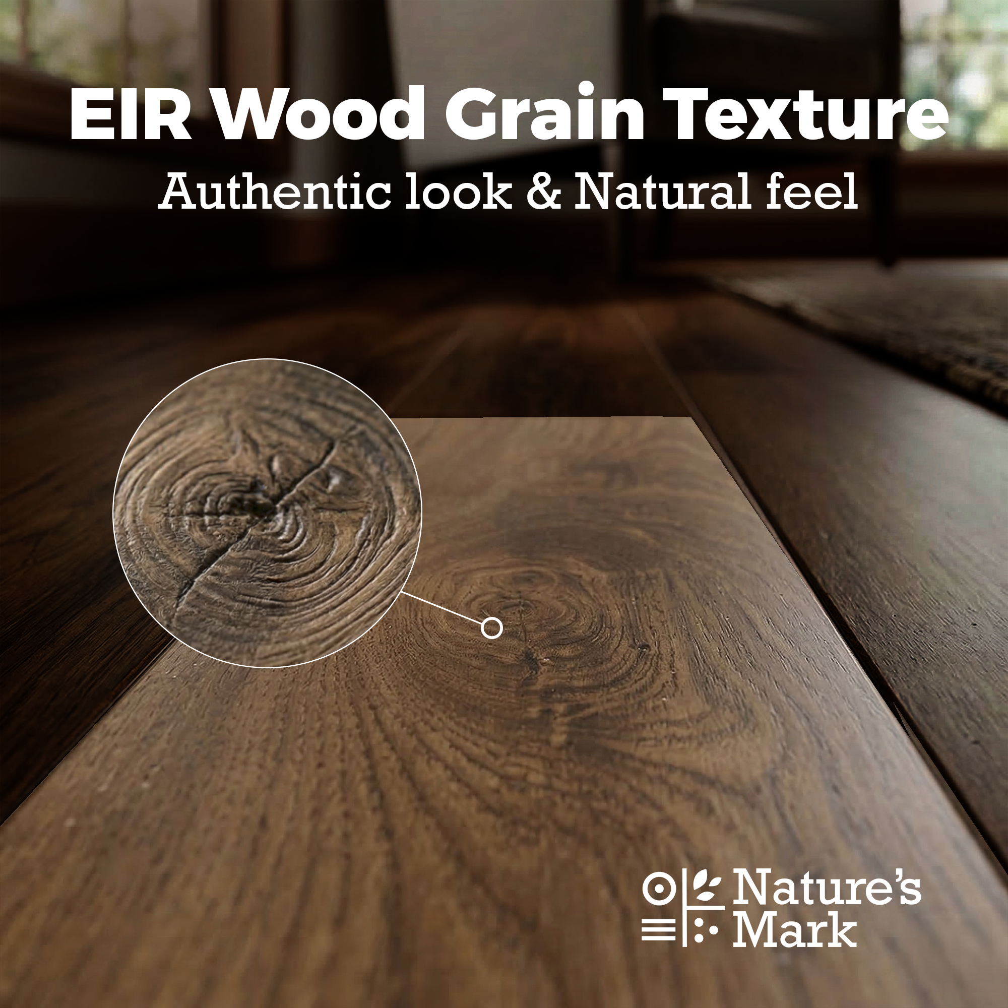 Nature's Mark Vinyl Flooring, Modern Hardwood, 22.16 sq. ft. per Carton, Ranch