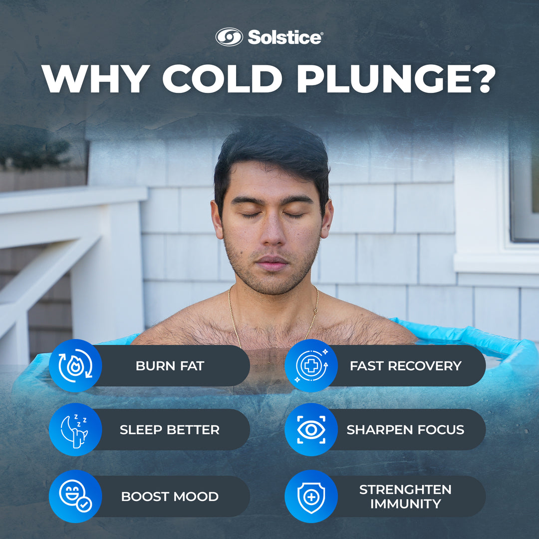 Solstice Cold Pod Plunge 84.5 Gal Ice Bath Tub w/Large Lid & Carry Bag(Open Box)
