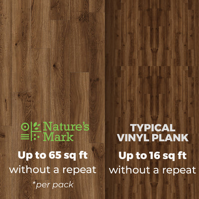 Nature's Mark Vinyl Flooring, Modern Hardwood, 22.16 sq. ft. per Carton, Summit - VMInnovations