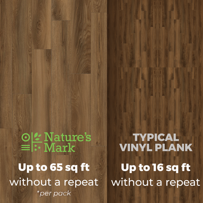 Nature's Mark Vinyl Flooring, Modern Hardwood, 22.16 sq. ft. per Carton, Ranch
