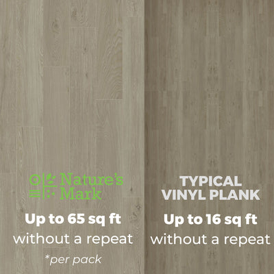 Nature's Mark Vinyl Flooring, Modern Hardwood, 22.16 sq. ft. per Carton, Sinatra