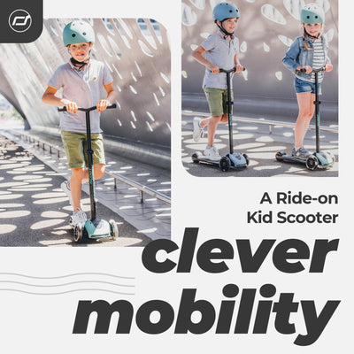 Scoot & Ride Highwaykick 5 Kid & Teen Adjustable Kick Scooter, LED Wheels, Steel