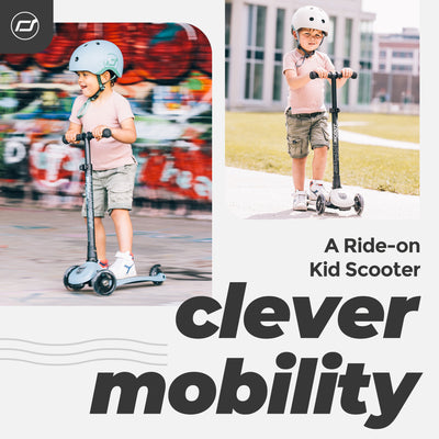 Scoot & Ride Stand-up Push Scooter for Ages 3-6, Highwaykick 3, Steel (Open Box) - VMInnovations