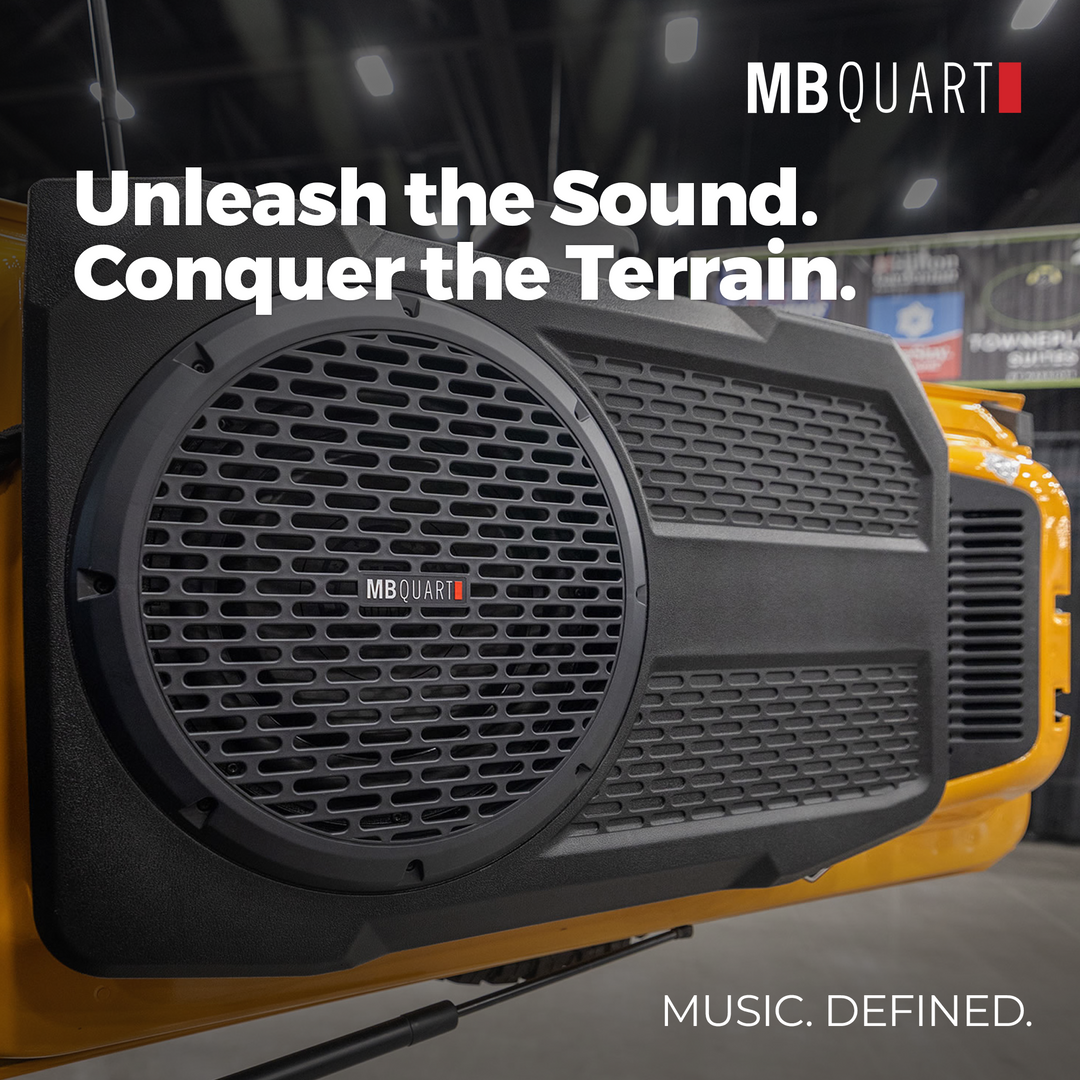 MB Quart 12" Tailgate Subwoofer System for 21-24 Ford Bronco, Tuned Audio, 400W