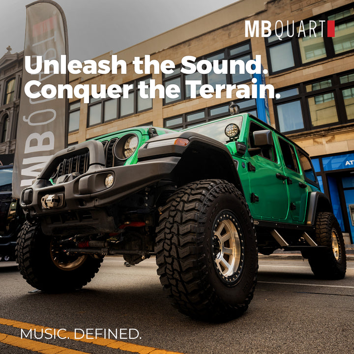 MB Quart MBQJ-STG4AH-1 800W STAGE 4 Jeep JL/JT Car Audio 4-Speaker System Kit