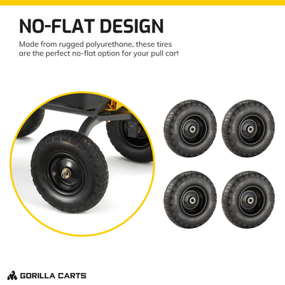Gorilla Carts 13" No Flat Tire for Utility Carts GCG-7 & GCG-1200 (Used) - VMInnovations