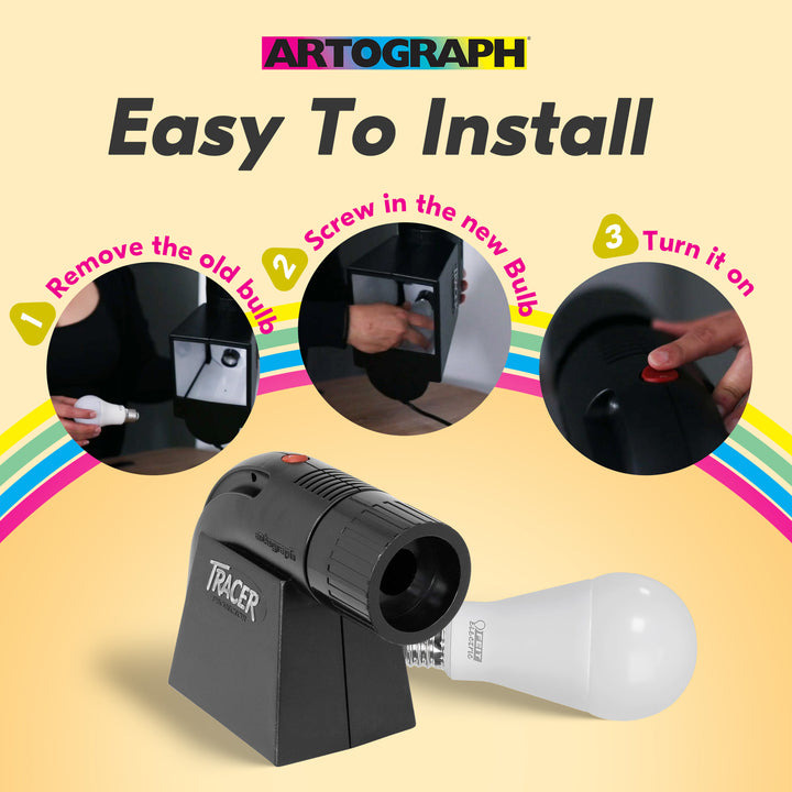 Artograph 25 Watt LED Bulb for EZ Tracer and LED Tracer Art Projector, Bulb Only