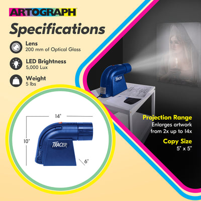 Artograph LED Tracer Opaque Art Projector for Tracing, Drawing, & Crafting(Used)