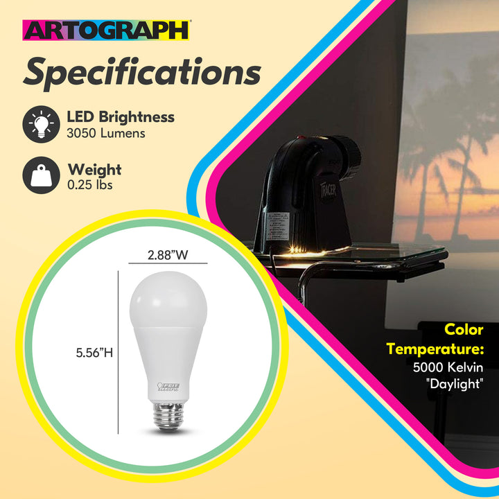 Artograph 25 Watt LED Bulb for EZ Tracer and LED Tracer Art Projector, Bulb Only