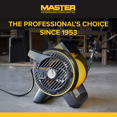 Stanley 3 Speed Pivoting Durable Utility Blower Fan with Outlet (Open Box) - VMInnovations