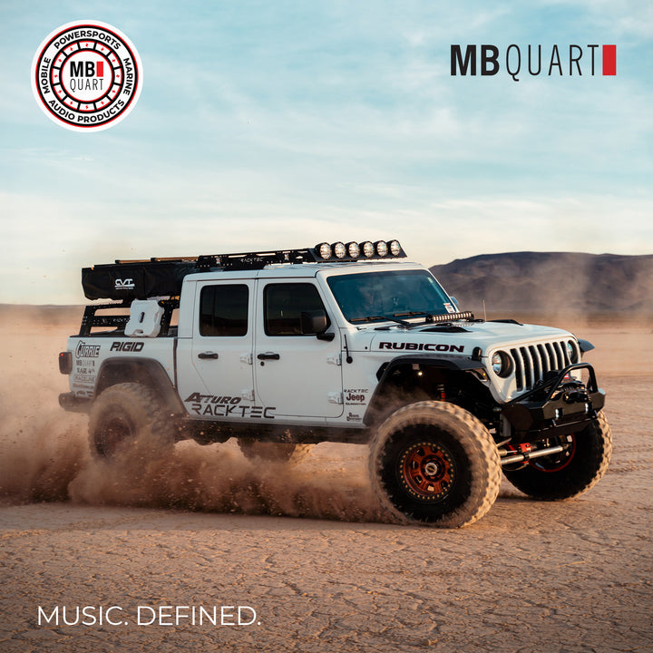 MB Quart 6"x9" Coaxial Reference Car Speaker System, 2-Way Audio, 240W Output