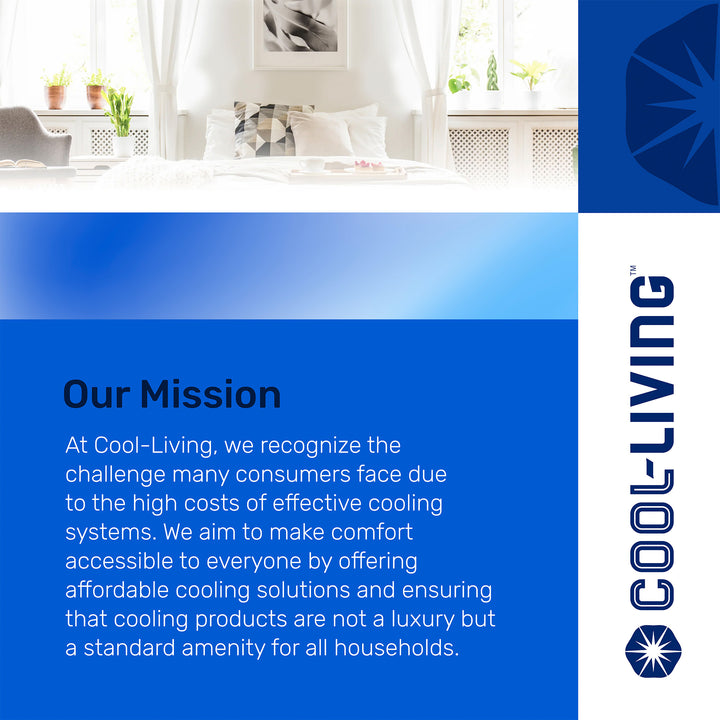 Cool-Living 10,000 BTU Window Mount Room Air Conditioner with Installation Kit