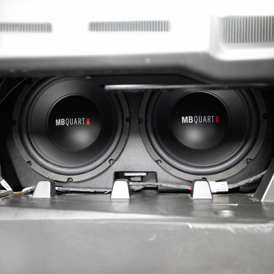 MB Quart Dual 10" Subwoofer System Upgrade for Can Am Defender 17-25, 400 Watts