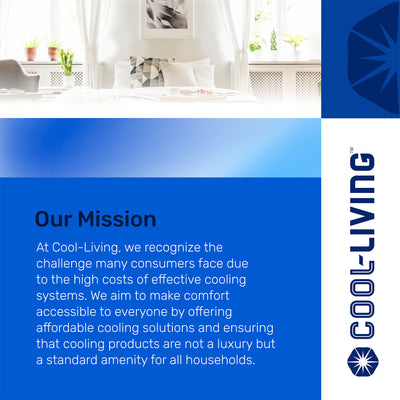 Cool-Living 8,000 BTU Window Mount Room Air Conditioner with Installation Kit - VMInnovations