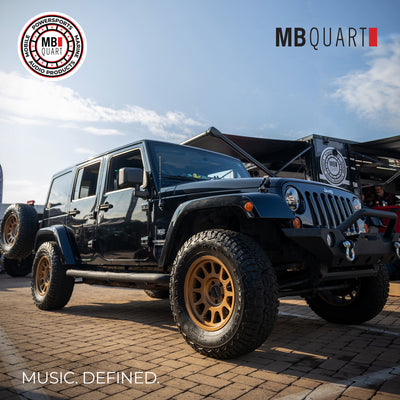 MB Quart Rear Overhead Soundbar Enclosure for 2007-2018 Jeep Wrangler JK