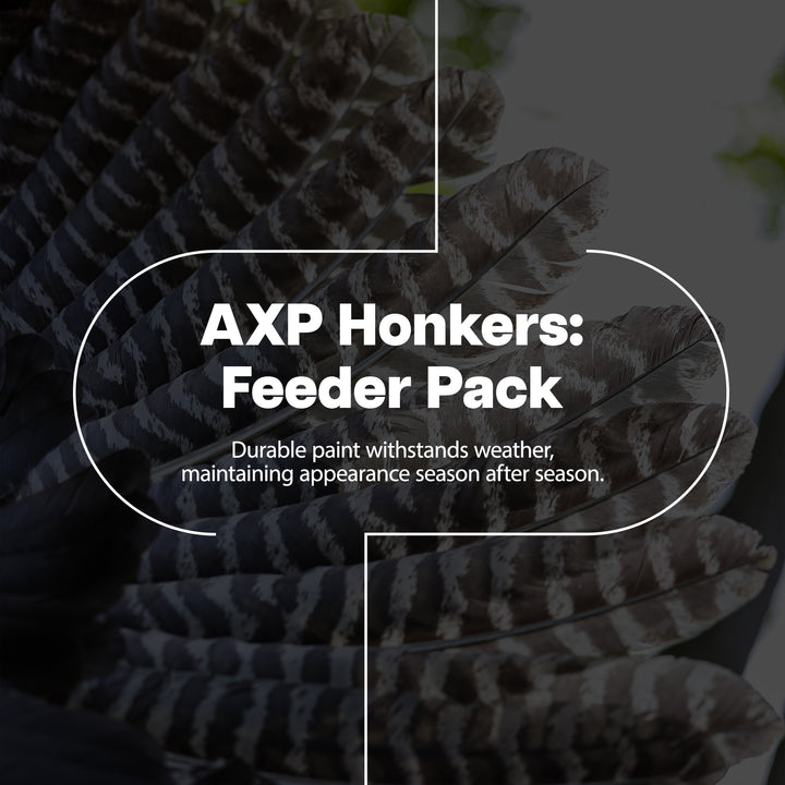 Avian X AXP Honkers Full Body Realistic Paint Canada Goose Decoys Feeder Pack