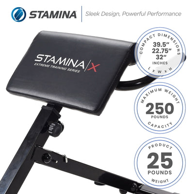 Stamina X Adjustable Ab Back Core Exercise Hyperextension Bench (For Parts) - VMInnovations