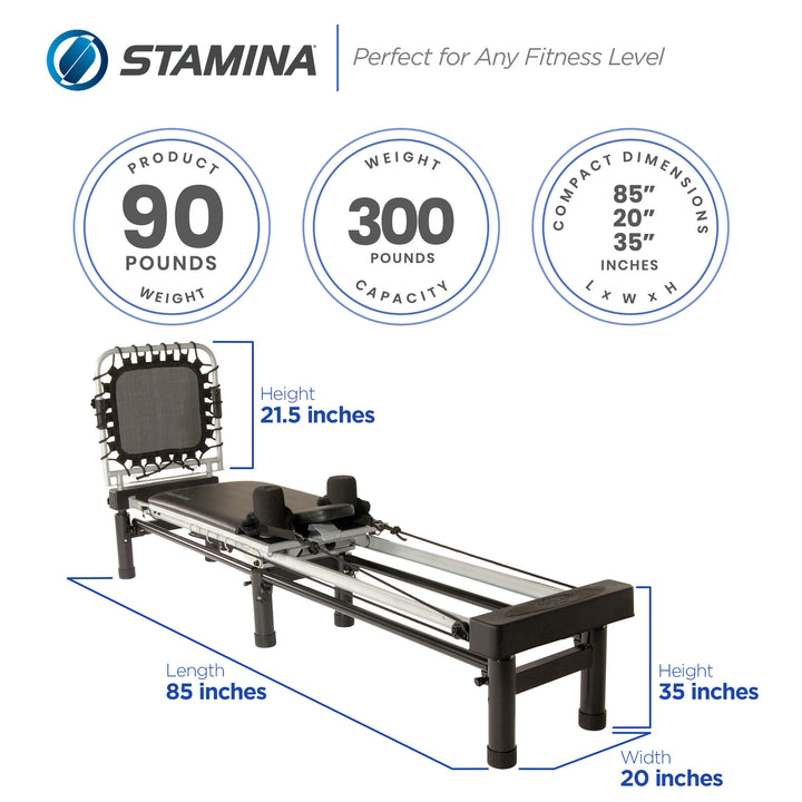 Stamina AeroPilates Reformer Whole Body Resistance Workout System (For Parts)