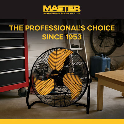 Master Heavy Duty Steel Portable Floor Circulation High Velocity Fan (Open Box) - VMInnovations