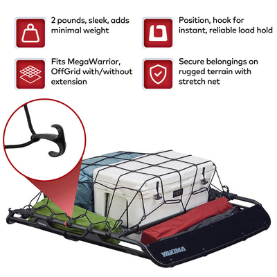 YAKIMA Cargo Roof Basket Stretch Net for MegaWarrior & OffGrid Baskets(Open Box)