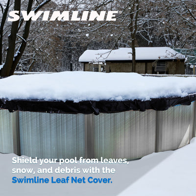 Swimline 21 Foot Round Above Ground Pool Leaf Net Top Cover | CO921 (Used) - VMInnovations