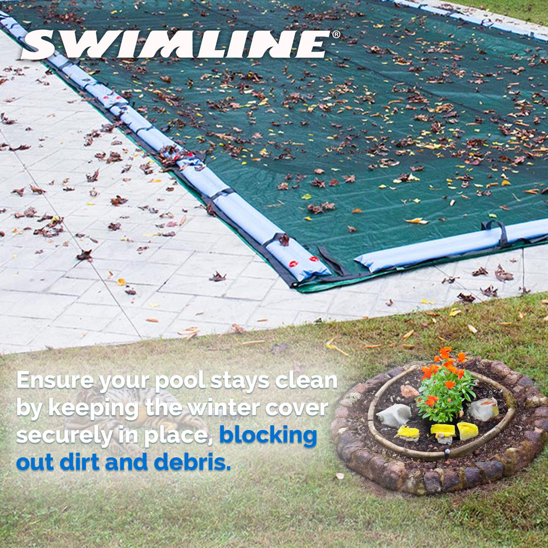 Swimline 1x10 Ft Winterizing Closing Double Water Tube for Inground Pool Covers