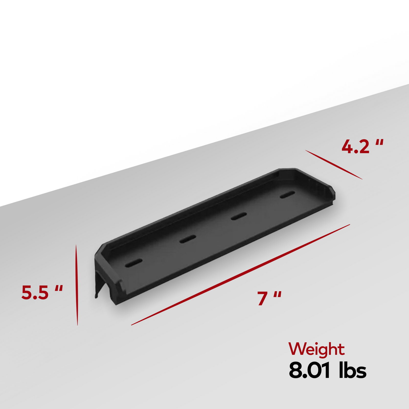 YAKIMA Truck Bed Track HD Kit for OverHaul HD & OutPost HD (2Pc), Black (Used) - VMInnovations