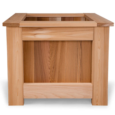 All Things Cedar 2' Cedar Box Planter, Elevated Outdoor Garden Bed (Open Box) - VMInnovations