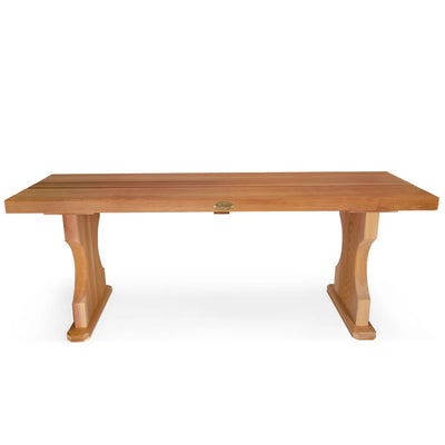 All Things Cedar 45” Deluxe Wood Backless Bench, Indoor Outdoor Seating, Natural - VMInnovations