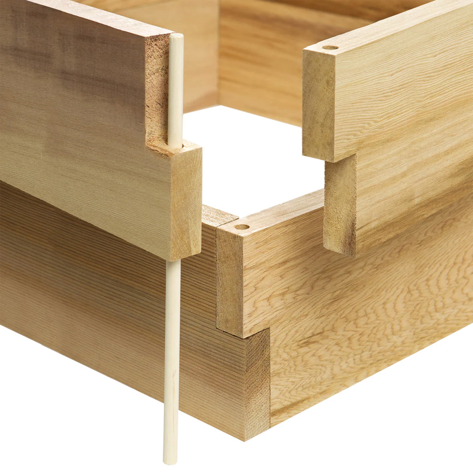 All Things Cedar 6x2 Ft Elevated Garden Box with Stackable and Expandable Design - VMInnovations