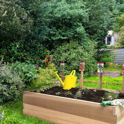All Things Cedar 4x2'Elevated Garden Box w/Stackable&Expandable Design(Open Box)