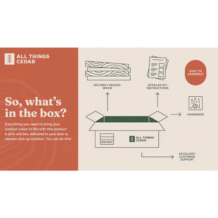 All Things Cedar Deluxe Potting Bench, Outdoor Garden & Plant Workstation Table