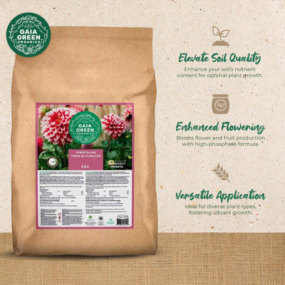 GAIA GREEN 10 Kg All Purpose Soil & 10 Kg Power Bloom & 30L Worm Castings Powder