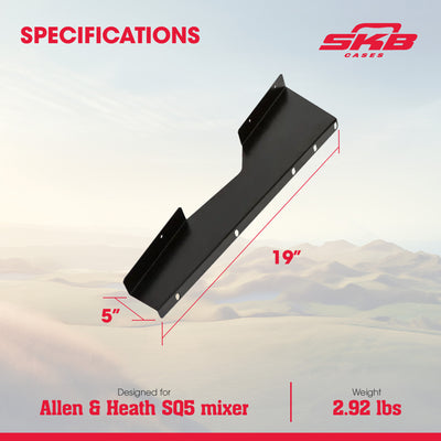 SKB Steel Rack Ears Mounting Hardware for Allen & Heath SQ5 Mixer (Open Box) - VMInnovations